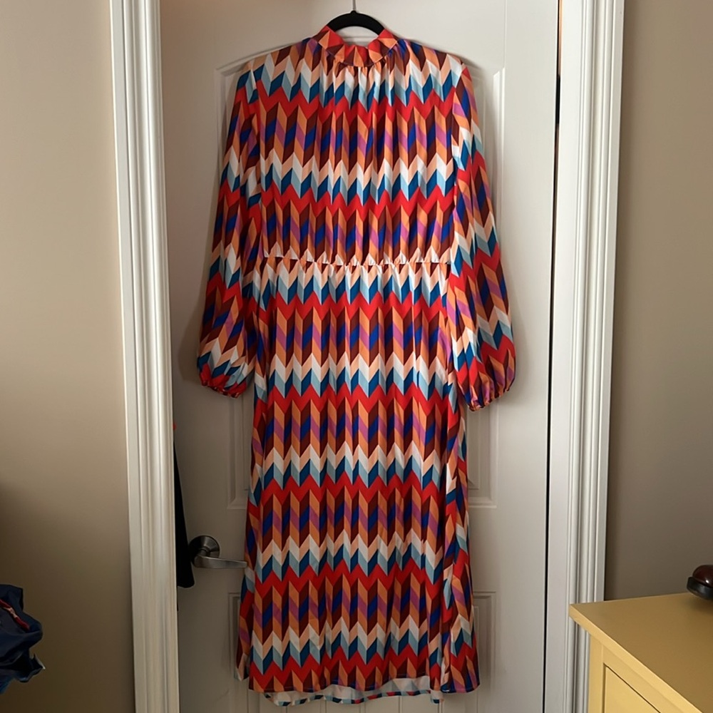 Colorful Chevron Dress